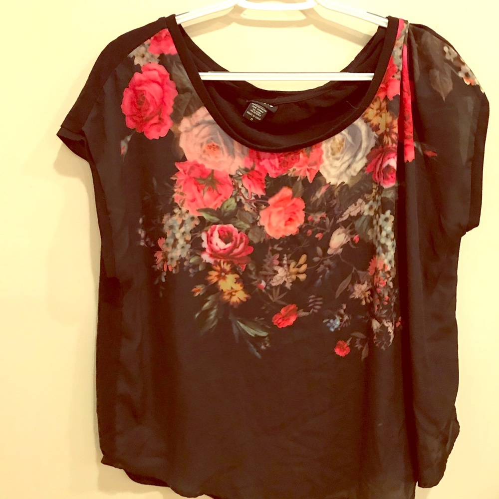 Torrid floral top size 0